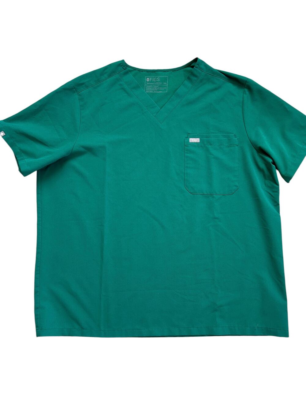 NWOT Figs Green Leon 3 Pocket Scrub Top Men’s Size 3X